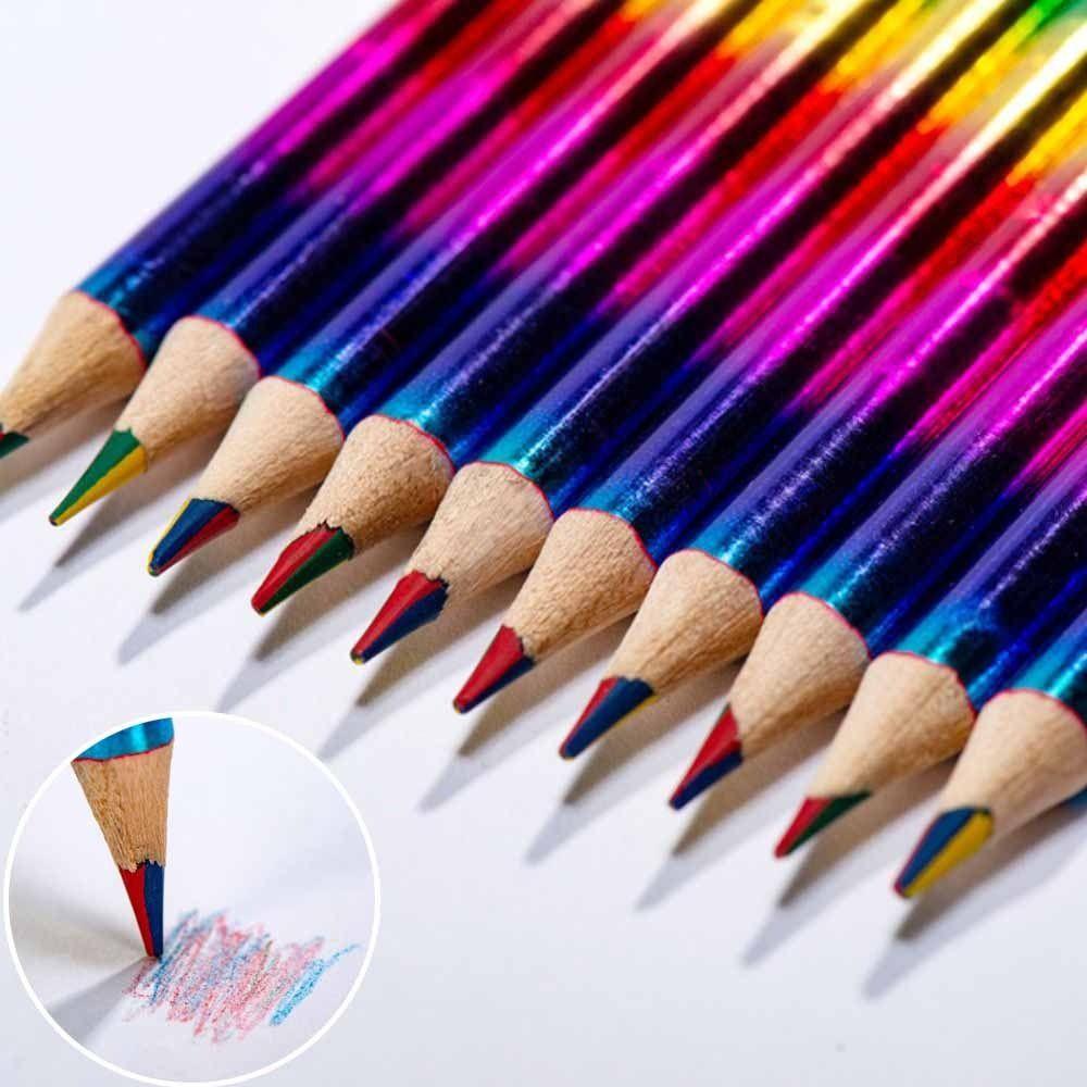 12 шт., радужные карандаши для рисования Kawaii, разноцветные карандаши, цветные карандаши, набор школьных принадлежностей
12 шт., радужные карандаши для рисования Kawaii, разноцветные карандаши, цветные карандаши, набор школьных принадлежностей