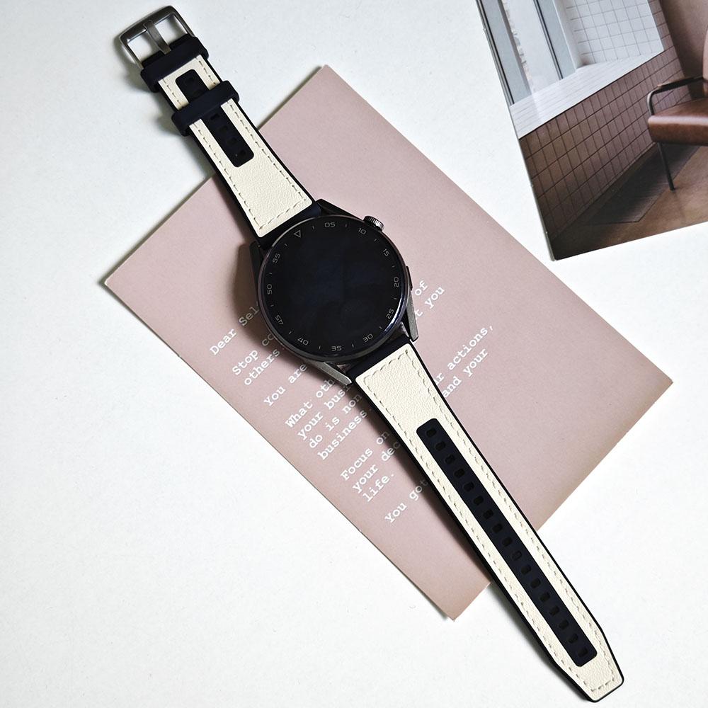 For Samsung Galaxy Watch6 Classic 47mm 43mm/GarminActive 5 20mm Watch Band Cowhide Leather Silicone Strap Apricot
For Samsung Galaxy Watch6 Classic 47mm 43mm/GarminActive 5 20mm Watch Band Cowhide Leather Silicone Strap Apricot