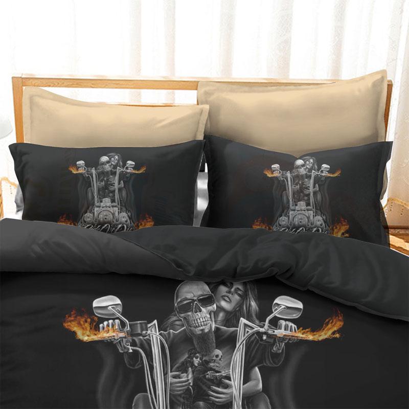 Duvet Skull Set Quilt Cover Bedding Hd Print Single Double Size 3d Luxury PillowCase(A pair of pillowcases)
Duvet Skull Set Quilt Cover Bedding Hd Print Single Double Size 3d Luxury PillowCase(A pair of pillowcases)