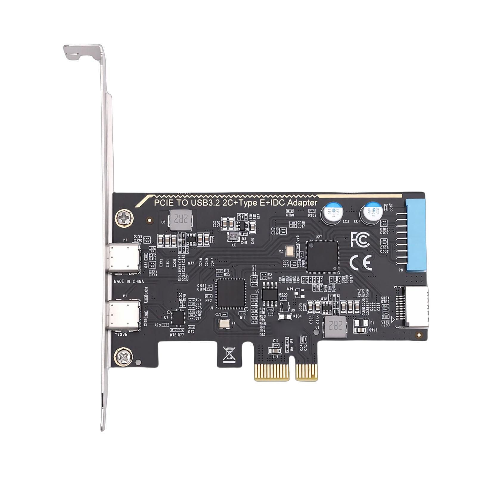 PCI Express Expansion Card Support for Windows XP 7 8 10 11 Vista 5Gbps PCIe to Double Type C Type E 19 Pin IDC Port
PCI Express Expansion Card Support for Windows XP 7 8 10 11 Vista 5Gbps PCIe to Double Type C Type E 19 Pin IDC Port