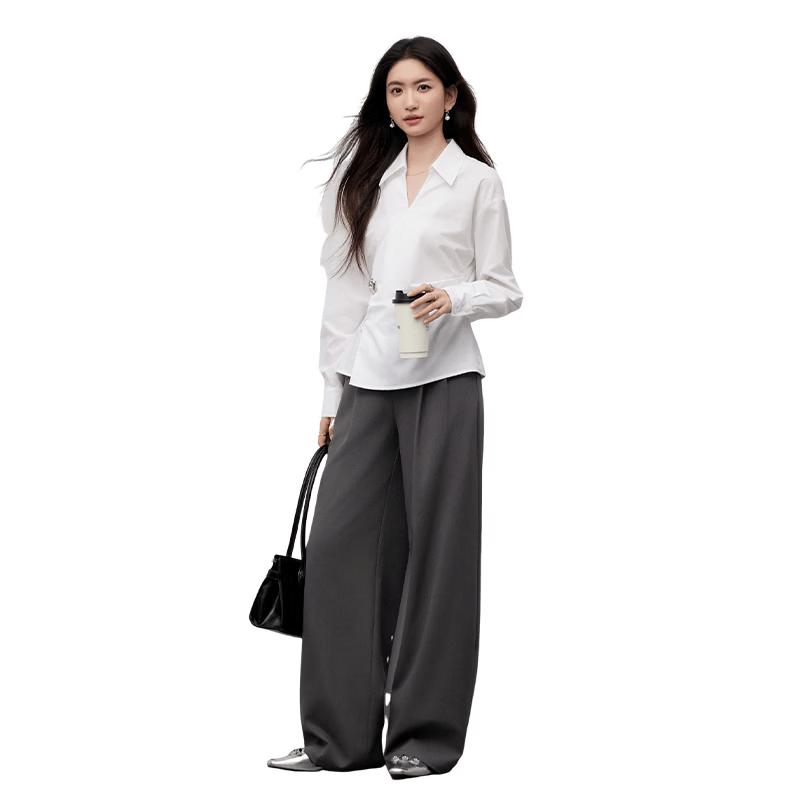 Women s Casual High-Waist Wide-Leg Suit Pants S
Women s Casual High-Waist Wide-Leg Suit Pants S
