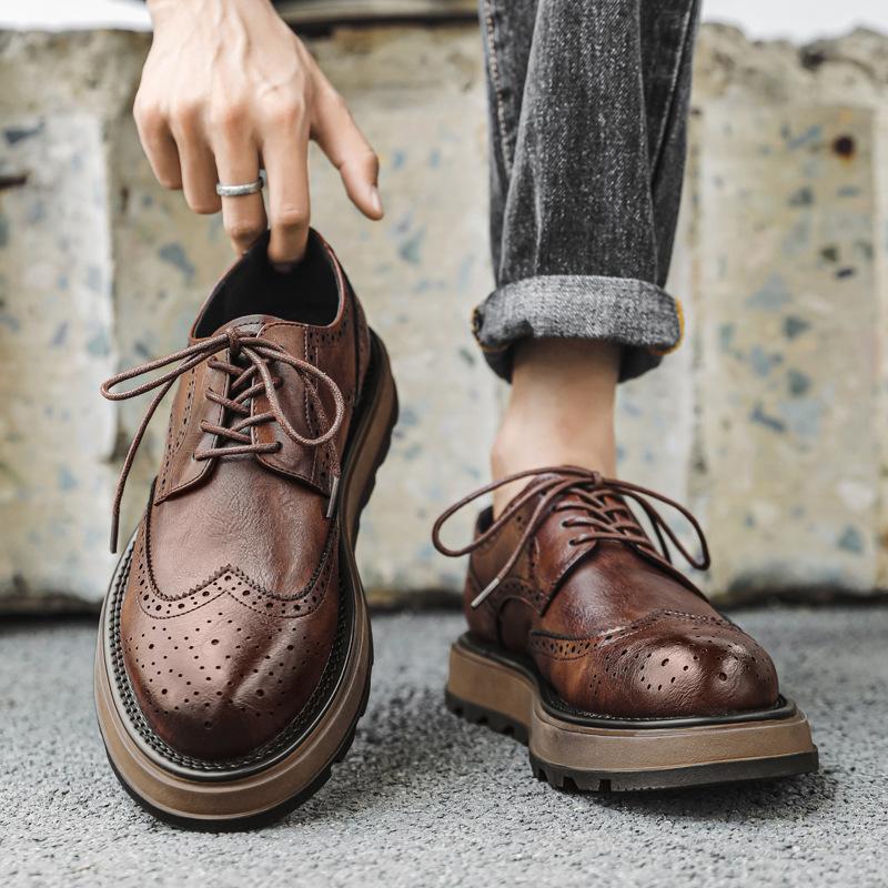 Men s Business Vintage Brock British Wedding Summer Breathable Brown Lace-Up Suit Leather Shoes 98848-J 44 світло-коричневого кольору
Men s Business Vintage Brock British Wedding Summer Breathable Brown Lace-Up Suit Leather Shoes 98848-J 44 світло-коричневого кольору