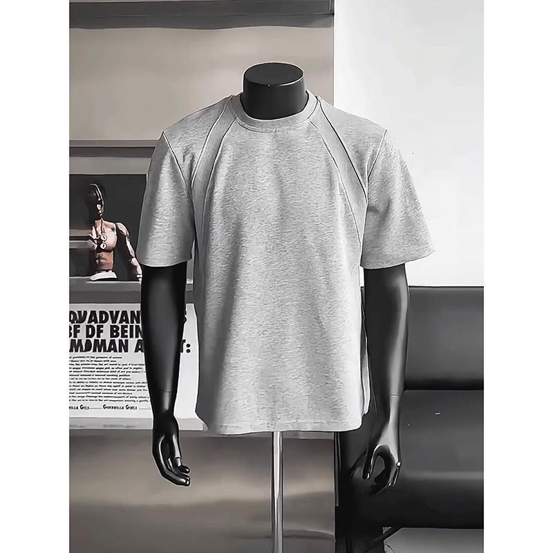 Hundreds of stretch solid color fit wrinkle loose men s short-sleeved fashion short-sleeved tops comfortable lightweight T-shirt 8XL сірий колір
Hundreds of stretch solid color fit wrinkle loose men s short-sleeved fashion short-sleeved tops comfortable lightweight T-shirt 8XL сірий колір