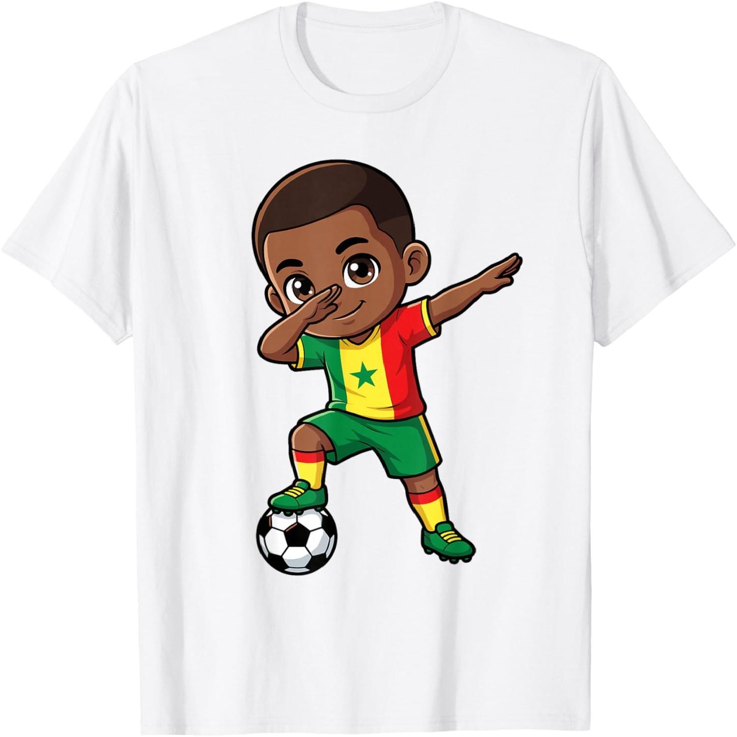 Senegal Dab Kid Cartoon Senegalese Flag for Boys Kids T-Shirt S разноцветный
Senegal Dab Kid Cartoon Senegalese Flag for Boys Kids T-Shirt S разноцветный