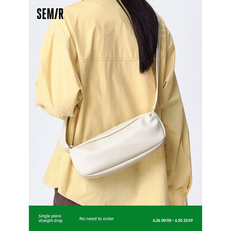 Senma Bag Dumpling Bag Women Design Sense Niche Popular Simple Quality Shoulder Bag Casual Fashion Crossbody Bag Rice White
Senma Bag Dumpling Bag Women Design Sense Niche Popular Simple Quality Shoulder Bag Casual Fashion Crossbody Bag Rice White