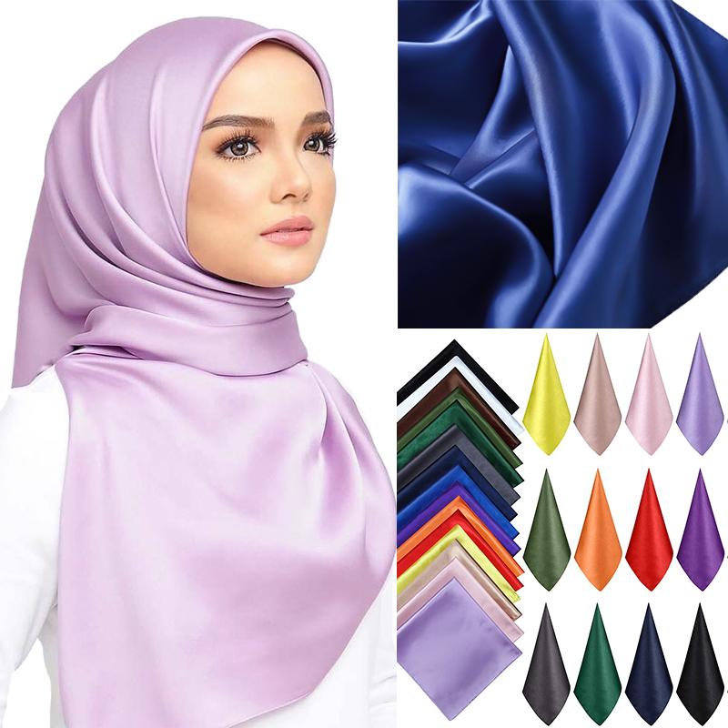 High Quality 90*90cm Square Silk Scarf Female Plain Shawls and Wrap Office Lady Hair Neck Foulard India Muslim Headscarf Pareo One Size
High Quality 90*90cm Square Silk Scarf Female Plain Shawls and Wrap Office Lady Hair Neck Foulard India Muslim Headscarf Pareo One Size