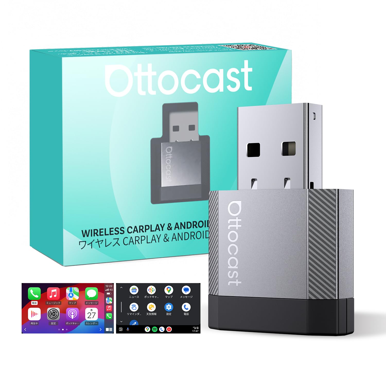 OTTOCAST MINI Nova 2026 New Release Wireless CarPlay Adapter for Android Auto Wired CarPlay Compact Technical Standards Compliance Certified
OTTOCAST MINI Nova 2026 New Release Wireless CarPlay Adapter for Android Auto Wired CarPlay Compact Technical Standards Compliance Certified