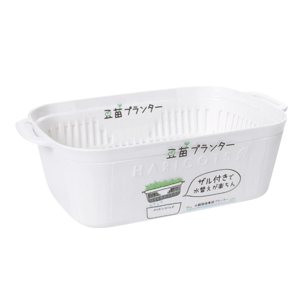 Sprout Growing Container Hydroponic Grow Tray Double Layer Design Heat Resistant Sprout Maker Trays For Various Bean Sprouts білий
Sprout Growing Container Hydroponic Grow Tray Double Layer Design Heat Resistant Sprout Maker Trays For Various Bean Sprouts білий