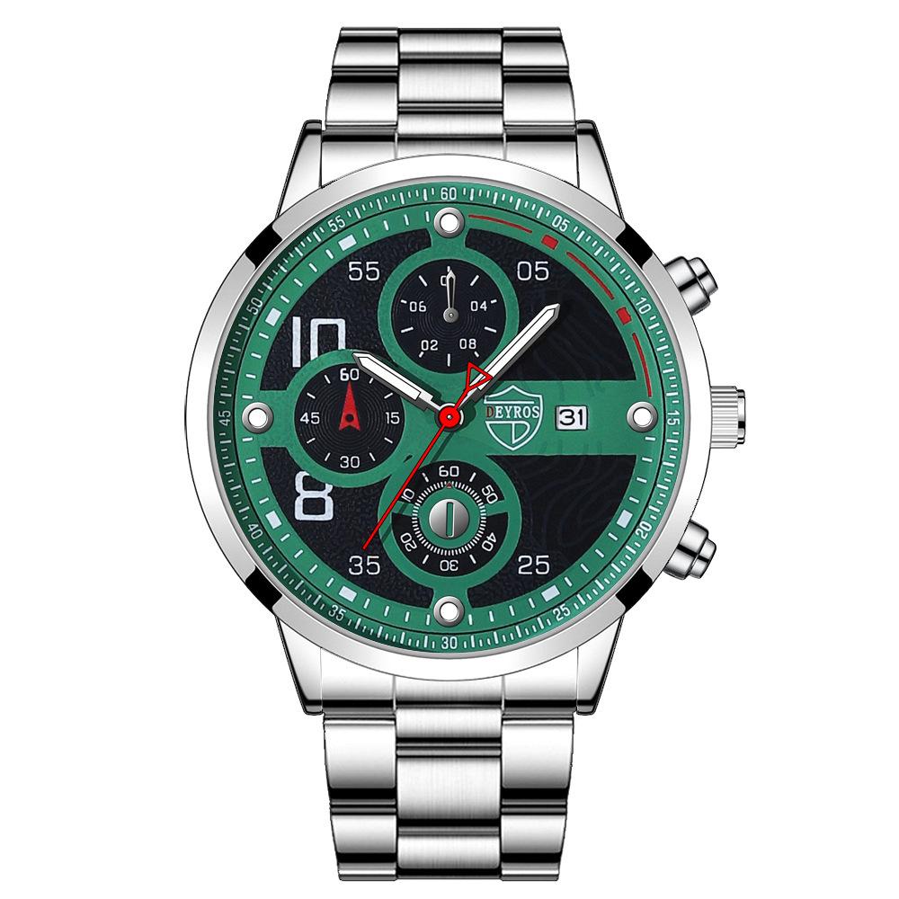 Чоловічий годинник з нержавіючої сталі Годинник-календар Новий модний годинник Чоловічий студентський годинник Кварцовий чоловічий годинник срібний
Чоловічий годинник з нержавіючої сталі Годинник-календар Новий модний годинник Чоловічий студентський годинник Кварцовий чоловічий годинник срібний