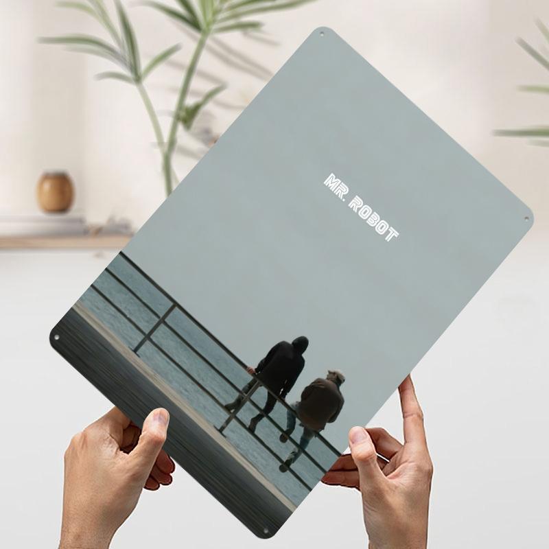 Mr Robot Printed Poster Customized Wall Art Retro Vintage Metal Tin Signs for Office Decor Gaming Room Decoration Cozy Man Cave 7.9x11.8In(20x30cm)
Mr Robot Printed Poster Customized Wall Art Retro Vintage Metal Tin Signs for Office Decor Gaming Room Decoration Cozy Man Cave 7.9x11.8In(20x30cm)