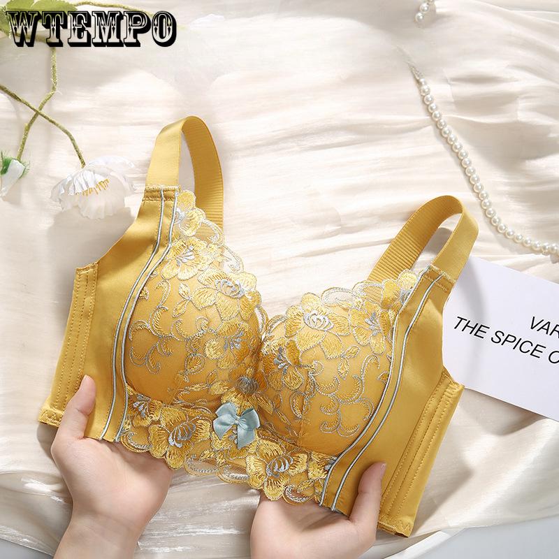 Embroidered Bra for Women Without Steel Rings Gathered Together To Prevent Sagging and Fitted with Complementary Breasts 32/70A чорний
Embroidered Bra for Women Without Steel Rings Gathered Together To Prevent Sagging and Fitted with Complementary Breasts 32/70A чорний