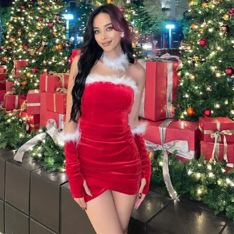 Женское зимнее новое сексуальное рождественское платье Spice Girl Pure Desire Новогоднее платье S красный
Женское зимнее новое сексуальное рождественское платье Spice Girl Pure Desire Новогоднее платье S красный