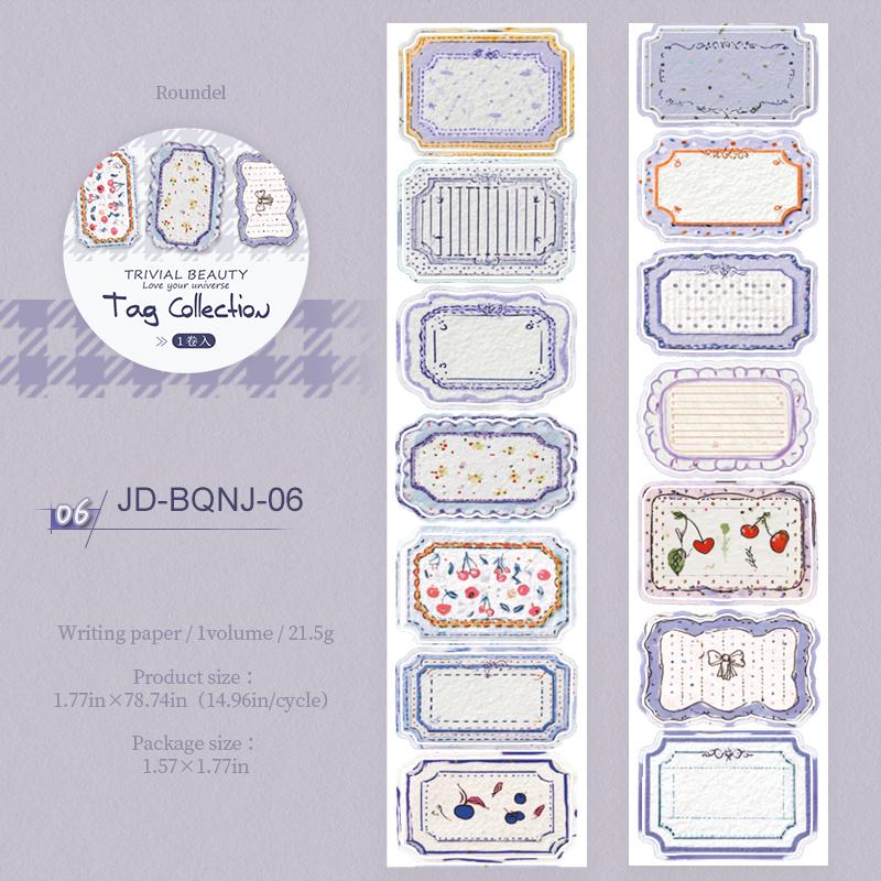 JIANWU Tag Collection Series Vintage Baroque Lace Border Label Landscape Material Collage Tape Creative DIY Journal Stationery
JIANWU Tag Collection Series Vintage Baroque Lace Border Label Landscape Material Collage Tape Creative DIY Journal Stationery