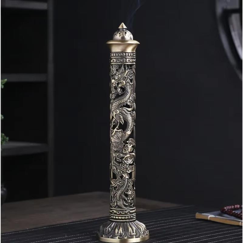 Y Handcrafted Dragon-Phoenix Alloy Incense Burner 3D Relief Zen Altar Decor for Meditation/Yoga Vintage Home Aromatherapy Holder бронзовый
Y Handcrafted Dragon-Phoenix Alloy Incense Burner 3D Relief Zen Altar Decor for Meditation/Yoga Vintage Home Aromatherapy Holder бронзовый