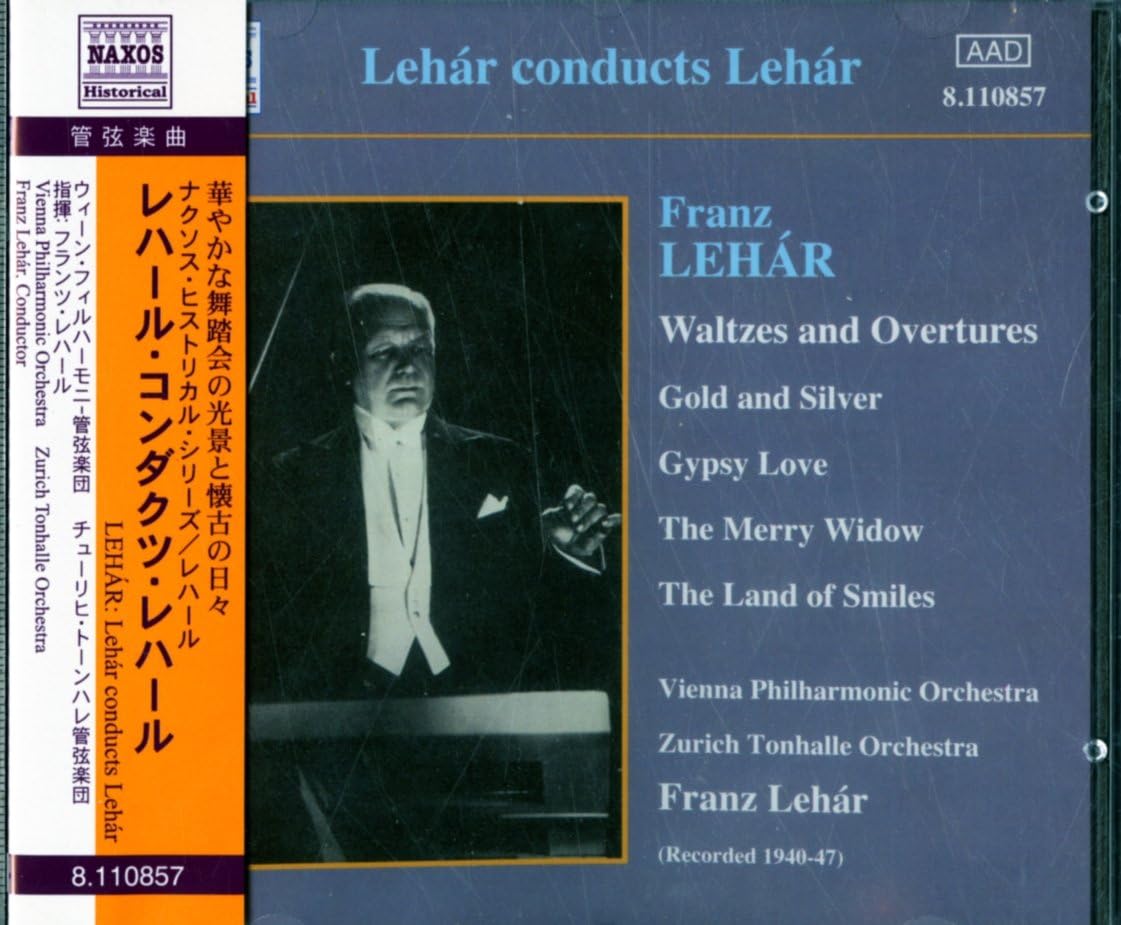 CD LEHÁR, FRANZ LEHÁR, VIENNA PHILHARM - Lehar: Lehar Conducts Lehar (1947) 8110857 Japan ObiClassical Used
CD LEHÁR, FRANZ LEHÁR, VIENNA PHILHARM - Lehar: Lehar Conducts Lehar (1947) 8110857 Japan ObiClassical Used