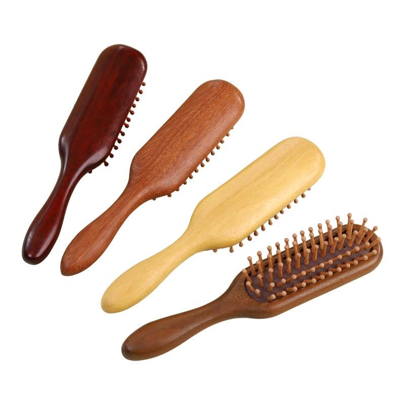 Peine de madera natural para masaje capilar, cepillo desenredante antiestático para mujer
Peine de madera natural para masaje capilar, cepillo desenredante antiestático para mujer