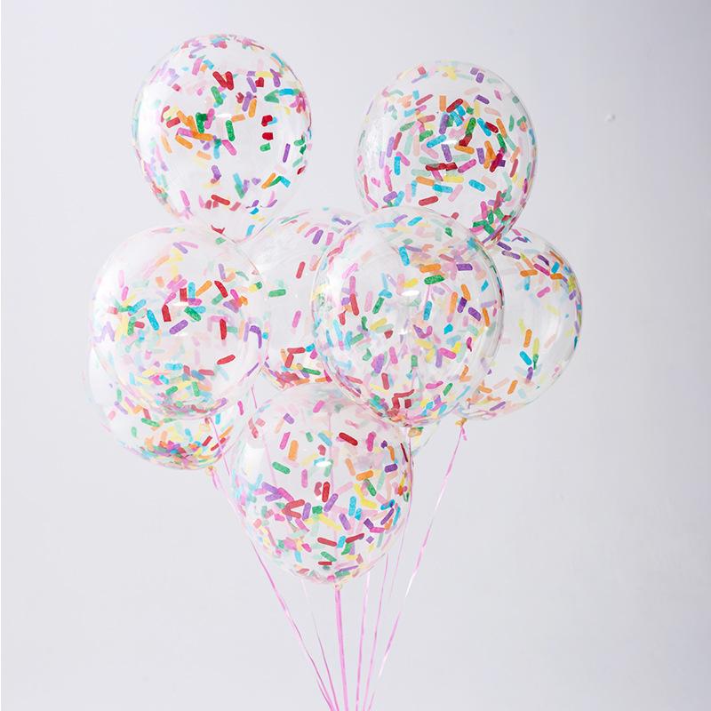10/20/50pcs 12inch 5g Transparent Long Strip Confetti Balloons Wedding Birthday Decoration Donut Color Ice Cream Confetti Balon 10pcs
10/20/50pcs 12inch 5g Transparent Long Strip Confetti Balloons Wedding Birthday Decoration Donut Color Ice Cream Confetti Balon 10pcs