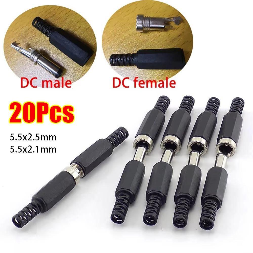 20Pcs DIY Panel Mount Jack Connector Male Plug Female Socket Електричні дротяні клеми Male 5.5X2.5x9mm
20Pcs DIY Panel Mount Jack Connector Male Plug Female Socket Електричні дротяні клеми Male 5.5X2.5x9mm