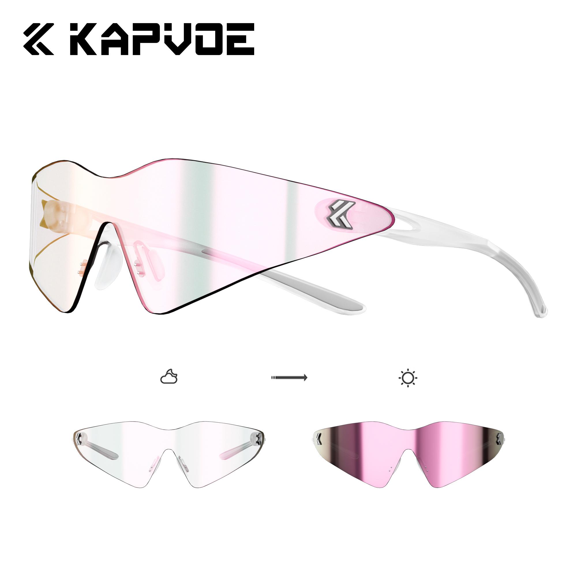 Kapvoe Sunglasses Cycling Glasses Photochromic UV400 Women Outdoor Sports Hiking Running Lightweight MTB Bike Baseball Eyewear
Kapvoe Sunglasses Cycling Glasses Photochromic UV400 Women Outdoor Sports Hiking Running Lightweight MTB Bike Baseball Eyewear