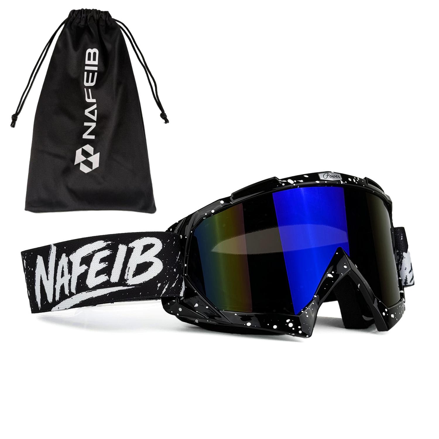 NAFEIB Motorcycle Riding Goggles Motocross Glasses For Outdoor Sports Windproof MX MTB Cross Country Racing Cloth Bag Set
NAFEIB Motorcycle Riding Goggles Motocross Glasses For Outdoor Sports Windproof MX MTB Cross Country Racing Cloth Bag Set