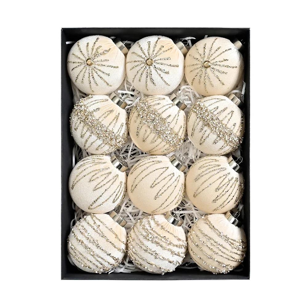 12pcs 8cm Flocked Velvet Christmas Tree Ornaments Set For Elegant Holiday Decor Christmas Crafts Supplies Christmas Decorations бежевий
12pcs 8cm Flocked Velvet Christmas Tree Ornaments Set For Elegant Holiday Decor Christmas Crafts Supplies Christmas Decorations бежевий