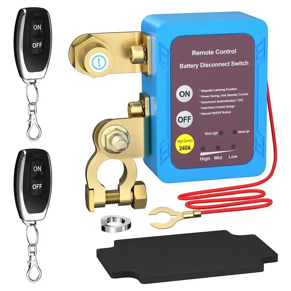 12V 240A Car Remote Battery Cut Off Switch Automatic Power Kill Control Circuit Cutter & ON/OFF Auto Disconnect Relays Master
12V 240A Car Remote Battery Cut Off Switch Automatic Power Kill Control Circuit Cutter & ON/OFF Auto Disconnect Relays Master