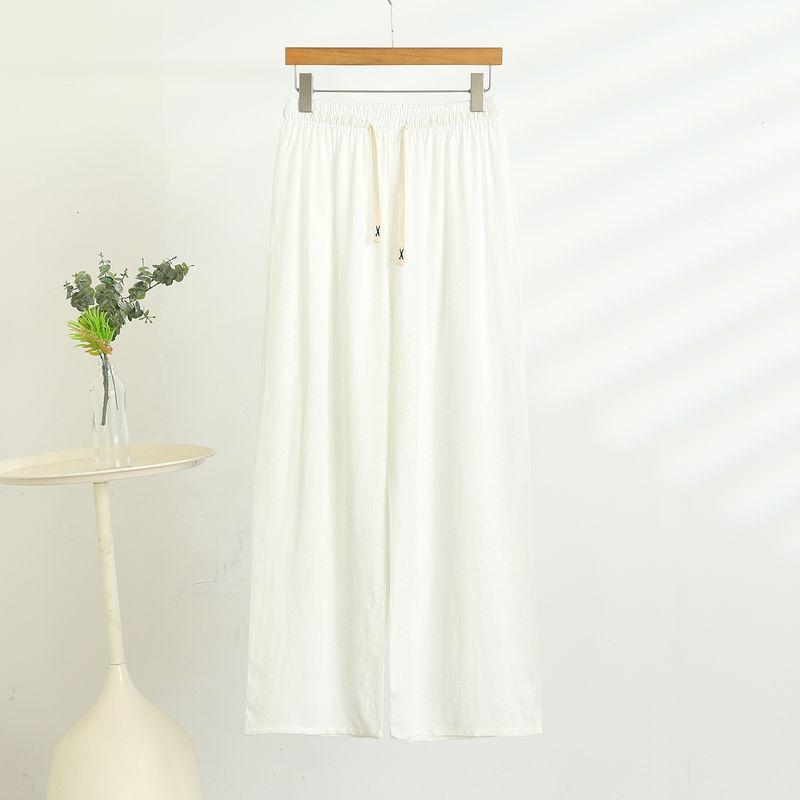 Прямые брюки из бурета для женщин, летние тонкие однотонные брюки с широкими штанинами, облегающие танцевальные брюки большого размера, свободные повседневные брюки White 5XL (72.50 kg-82.50 kg recommended
Прямые брюки из бурета для женщин, летние тонкие однотонные брюки с широкими штанинами, облегающие танцевальные брюки большого размера, свободные повседневные брюки White 5XL (72.50 kg-82.50 kg recommended