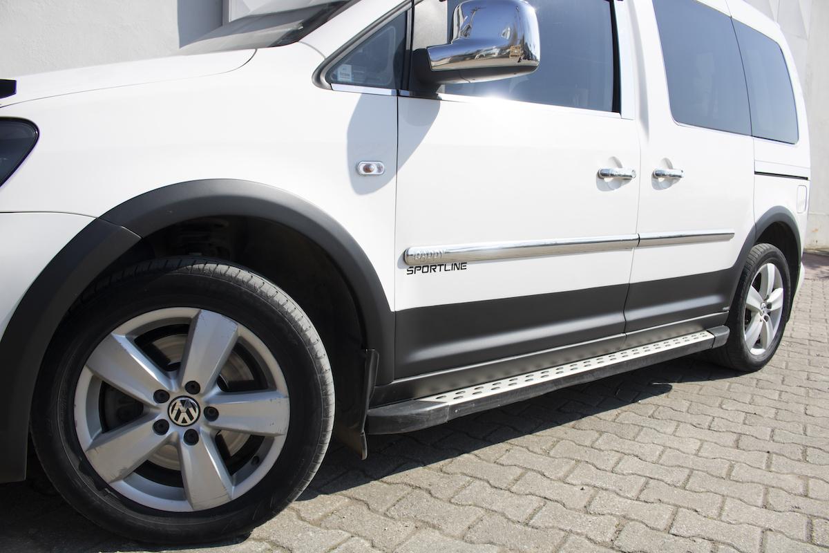 Set of moldings and arch extensions 2 doors, long base for Volkswagen Caddy 2015-2020
Set of moldings and arch extensions 2 doors, long base for Volkswagen Caddy 2015-2020