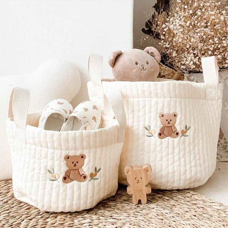 Baby Bags Cute Bear Embroidery Diaper Bag Caddy Nappy Cart Storage Mummy Maternity Bag for Newborn Diapers Toys Organizers
Baby Bags Cute Bear Embroidery Diaper Bag Caddy Nappy Cart Storage Mummy Maternity Bag for Newborn Diapers Toys Organizers