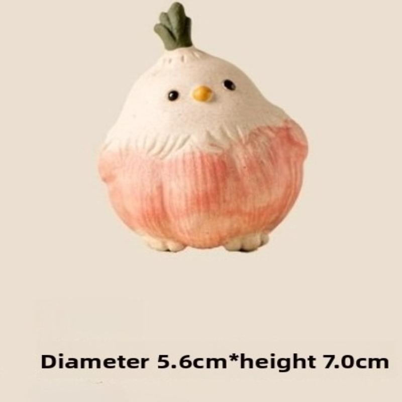 1pc Clay Garlic Bird Tea Pet Handmade Cute Decorative Craft Ornament for Home Tea Table Decoration Handicraft
1pc Clay Garlic Bird Tea Pet Handmade Cute Decorative Craft Ornament for Home Tea Table Decoration Handicraft
