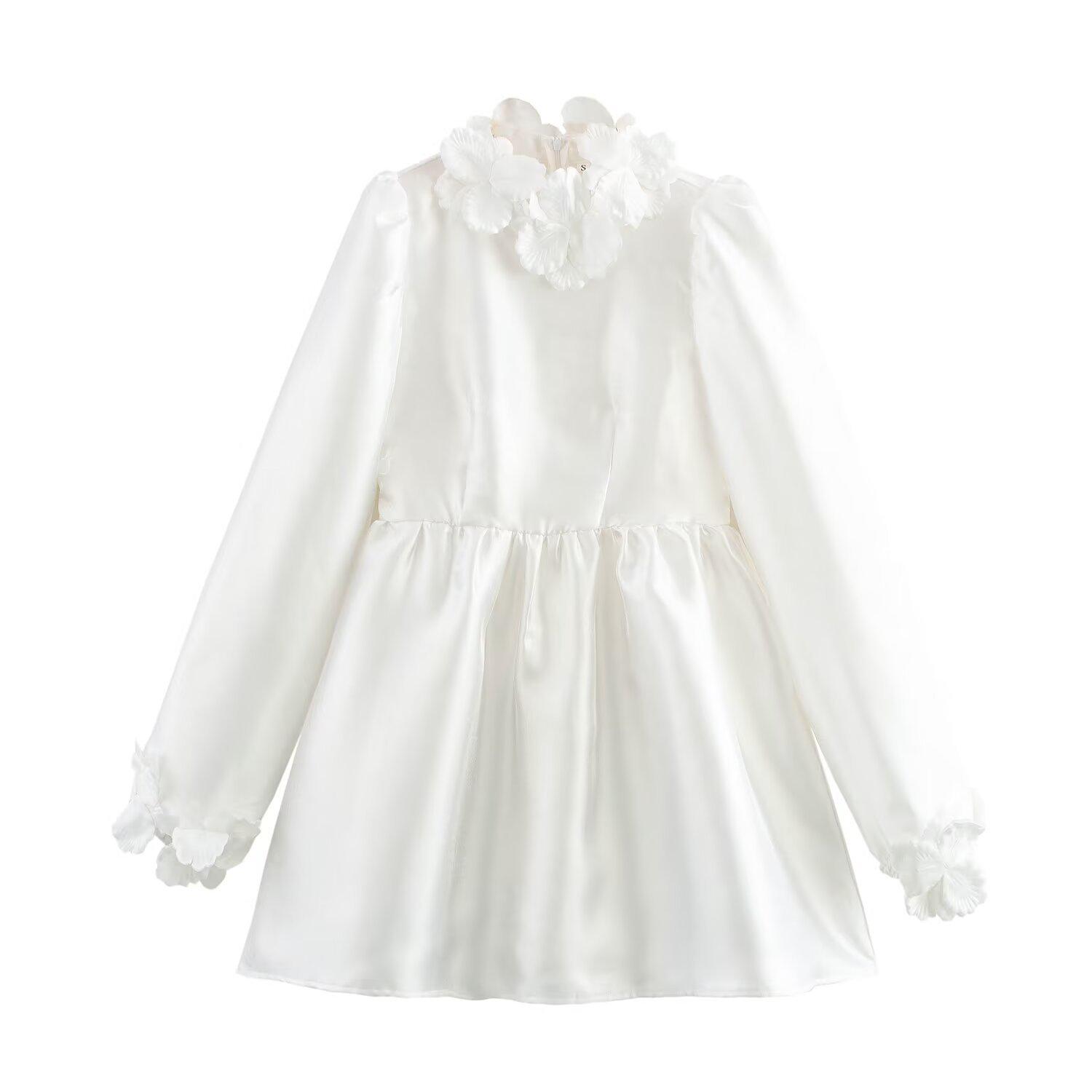 Весна 2025 Женское платье в европейском и американском стиле с 3D-цветком и длинным рукавом XS белый
Весна 2025 Женское платье в европейском и американском стиле с 3D-цветком и длинным рукавом XS белый