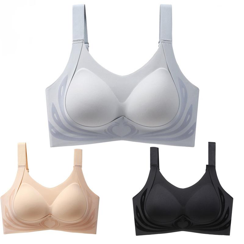 fashion Underwear women s small breasts tucked breasts seamless vest style underwireless upper totilla sports bra 110B чорний
fashion Underwear women s small breasts tucked breasts seamless vest style underwireless upper totilla sports bra 110B чорний