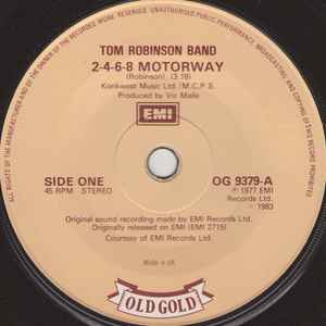 7inch Record TOM ROBINSON BAND 2468 Motorway Dont Take No Fo OG9379 Old Gold UK Rock Used
7inch Record TOM ROBINSON BAND 2468 Motorway Dont Take No Fo OG9379 Old Gold UK Rock Used