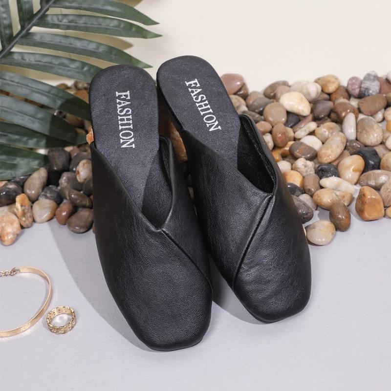 Big Size Flat Slippers 2025 Summer Women Flat Casual Shoes Outdoor Square Toe Shoes Fashion Slip on Mules Beach Ladies Slippers 34 чорний
Big Size Flat Slippers 2025 Summer Women Flat Casual Shoes Outdoor Square Toe Shoes Fashion Slip on Mules Beach Ladies Slippers 34 чорний