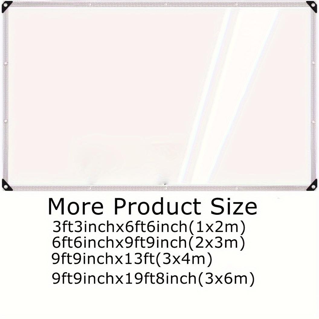 1PC Heavy Duty Clear Tarpaulin, Reinforced Edges, Waterproof UV Resistant, for Outdoor Cover, Garden, Camping, Event (White) 2*2M чистый
1PC Heavy Duty Clear Tarpaulin, Reinforced Edges, Waterproof UV Resistant, for Outdoor Cover, Garden, Camping, Event (White) 2*2M чистый