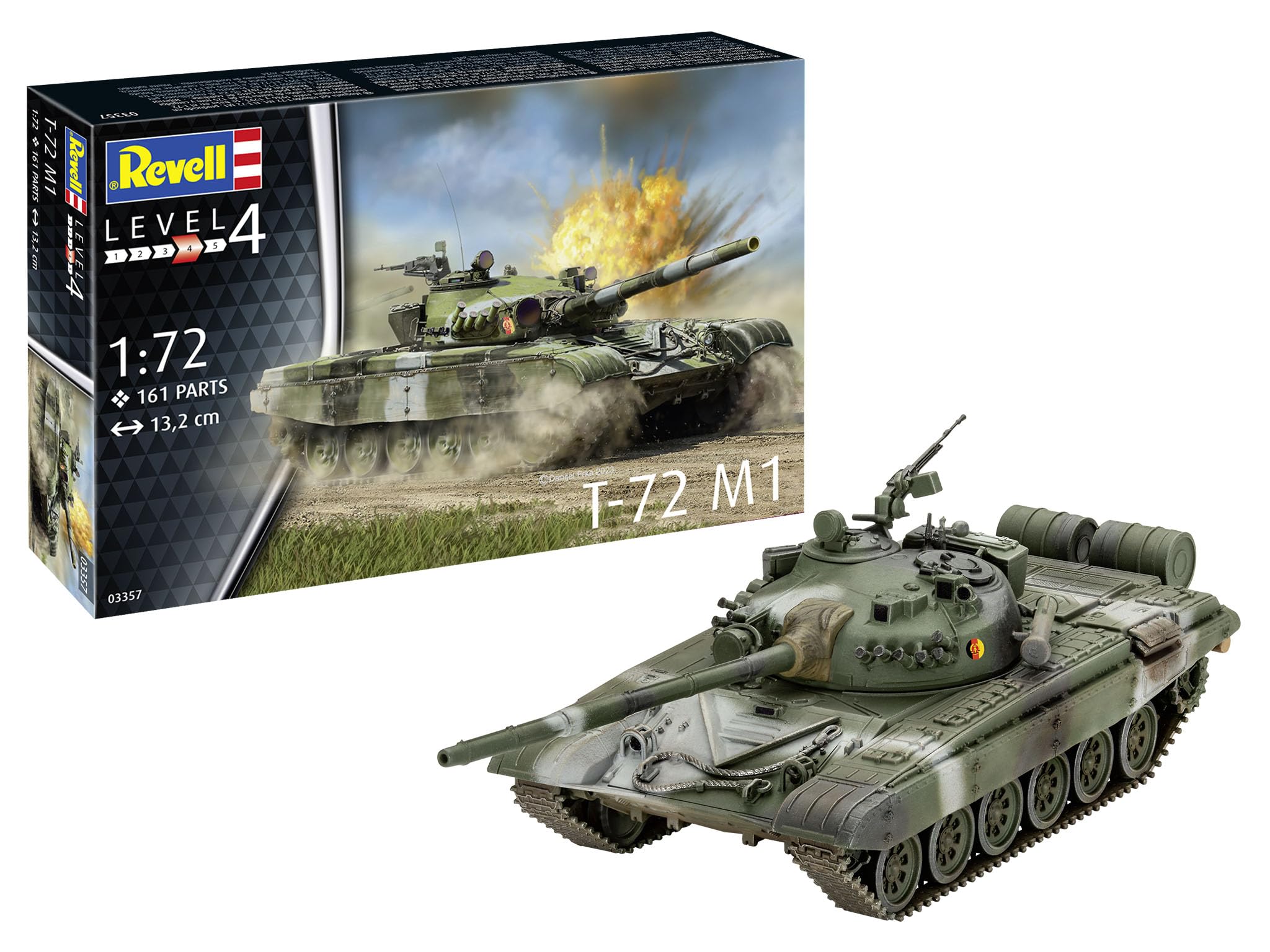 Немецкий Revell Советский M1 Пластиковый набор 03357 1/72 Т-72 (танк)
Немецкий Revell Советский M1 Пластиковый набор 03357 1/72 Т-72 (танк)