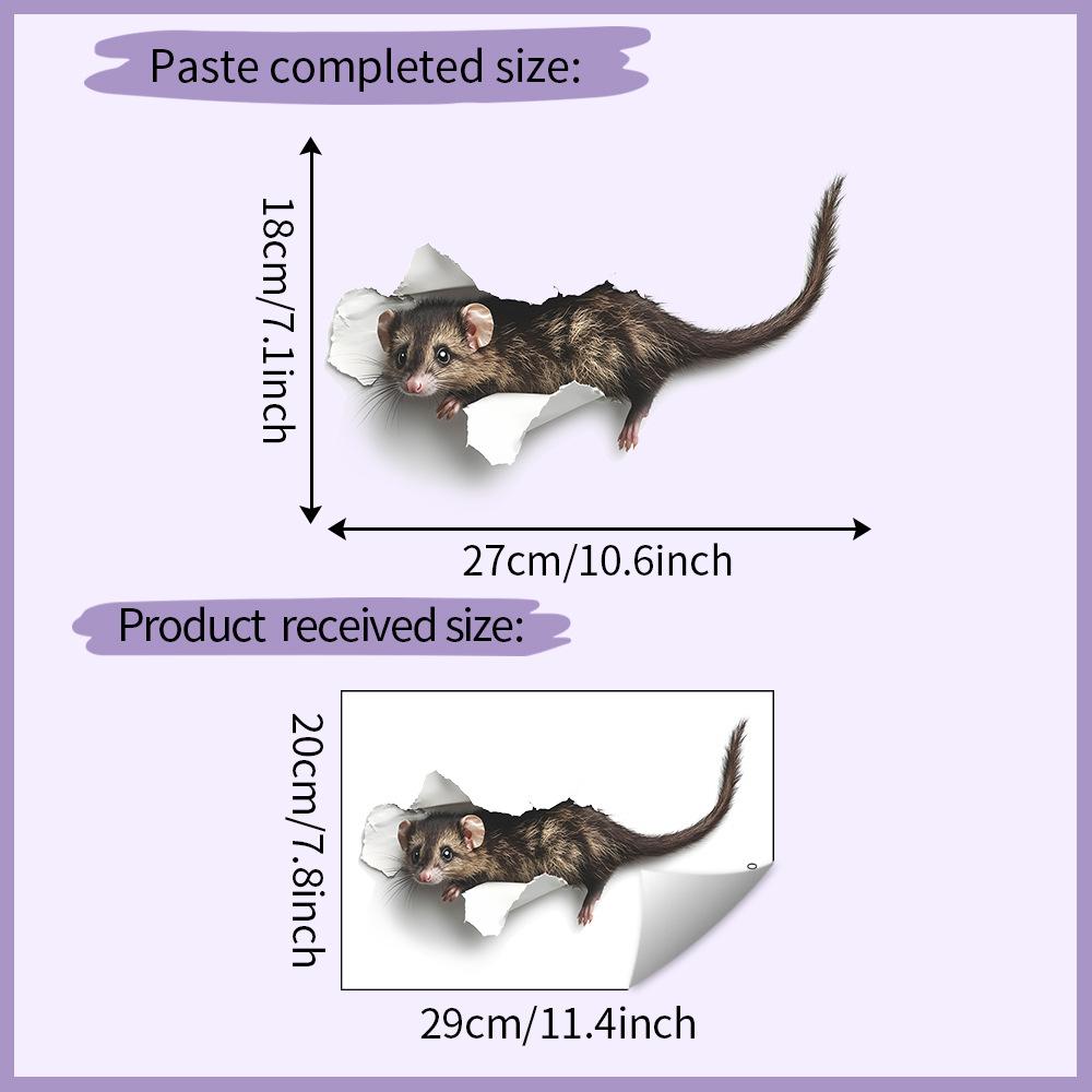 Mouse Breaking Through Wall Toilet Sticker Self-Adhesive Removable Bathroom Funny Home Decor Art 20x29cm разноцветный
Mouse Breaking Through Wall Toilet Sticker Self-Adhesive Removable Bathroom Funny Home Decor Art 20x29cm разноцветный