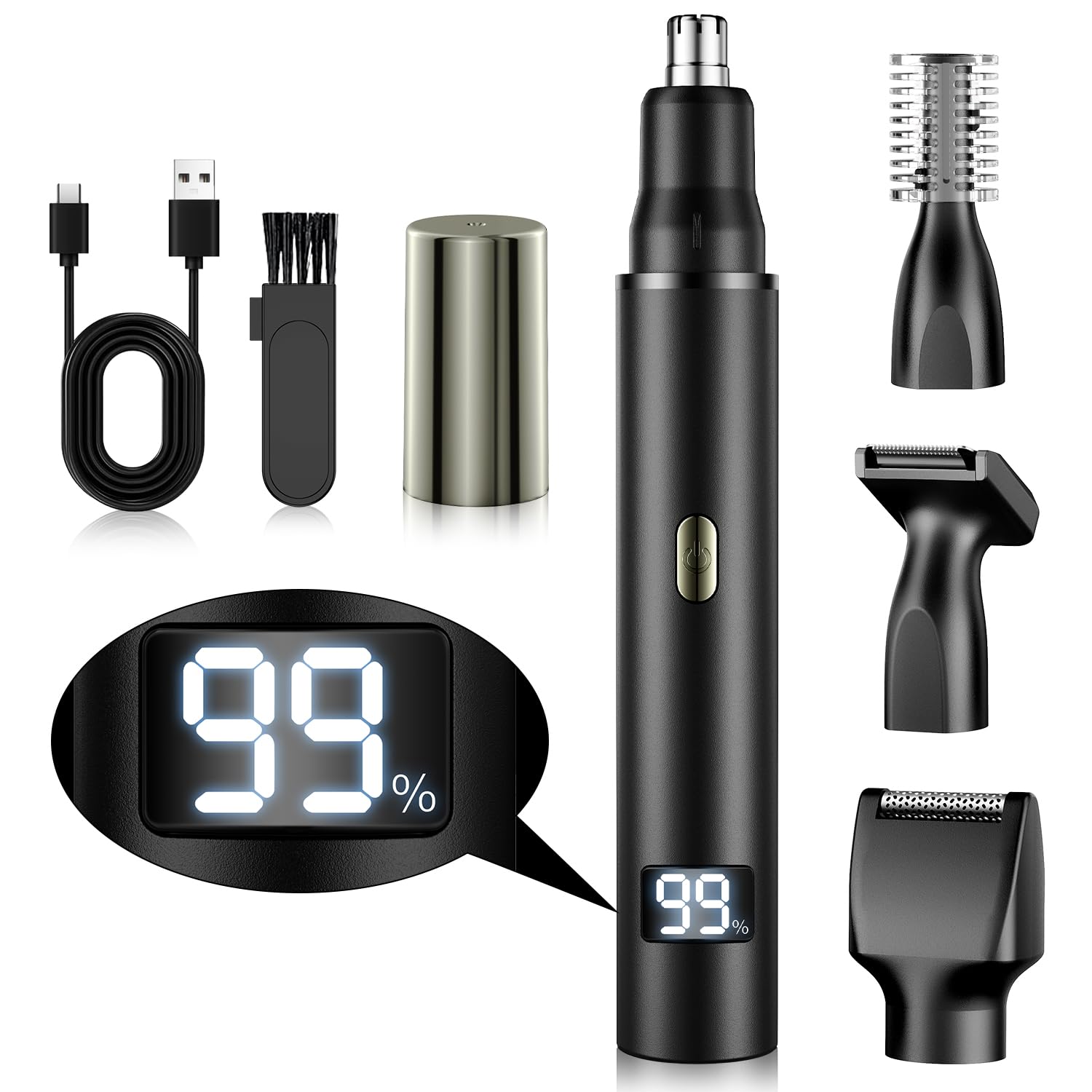 Nose Hair Trimmer for Men and Women New Model Eyebrow Gentle on Speed Adjustable Low Electric Shaver for Men and Includes Cleaning Brush [2025 -
Nose Hair Trimmer for Men and Women New Model Eyebrow Gentle on Speed Adjustable Low Electric Shaver for Men and Includes Cleaning Brush [2025 -
