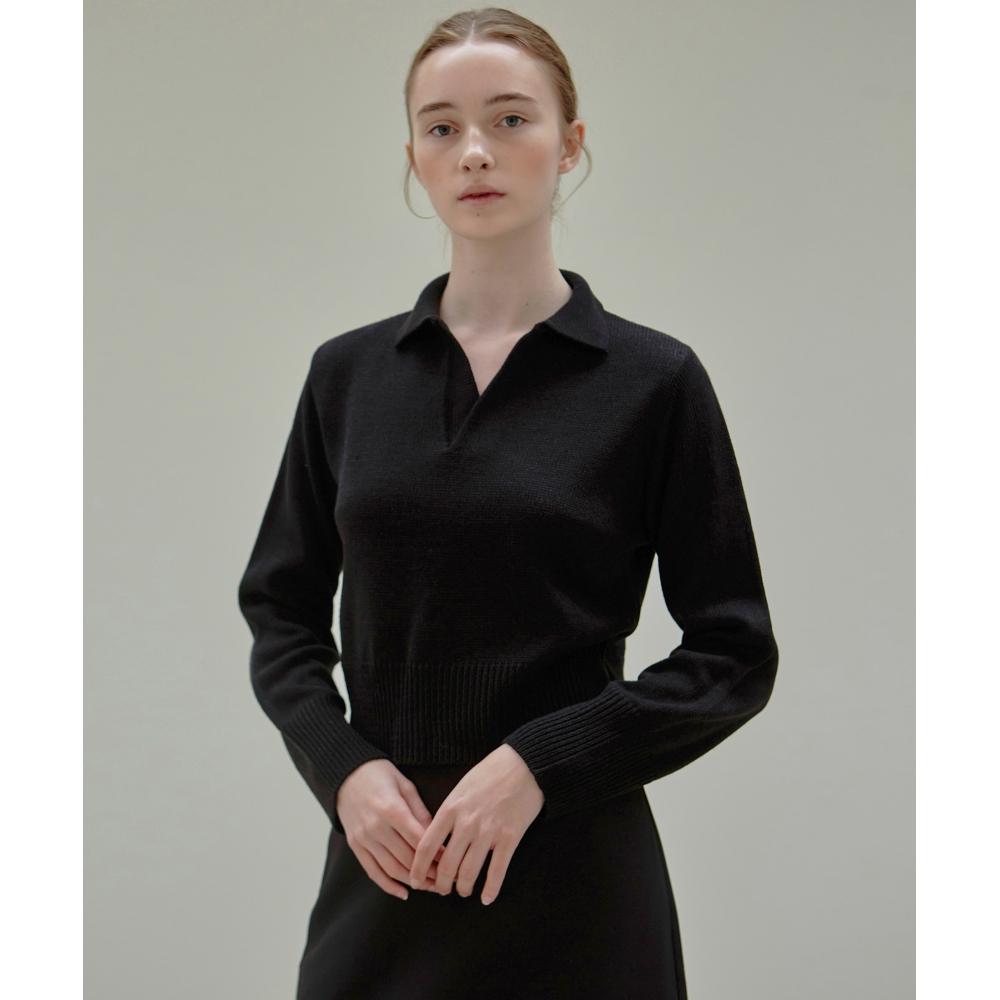 NICKNICOLE OPEN COLLAR LOOSE KNITBLACK
NICKNICOLE OPEN COLLAR LOOSE KNITBLACK