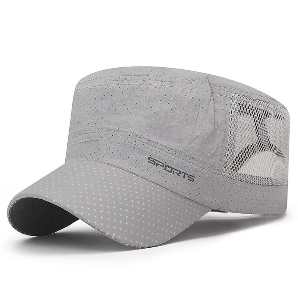 Solid Color Flat Peaked Cap Adjustable Men’s Sun Hat Fashion Flat Top Hat Men світло-сірого кольору
Solid Color Flat Peaked Cap Adjustable Men’s Sun Hat Fashion Flat Top Hat Men світло-сірого кольору