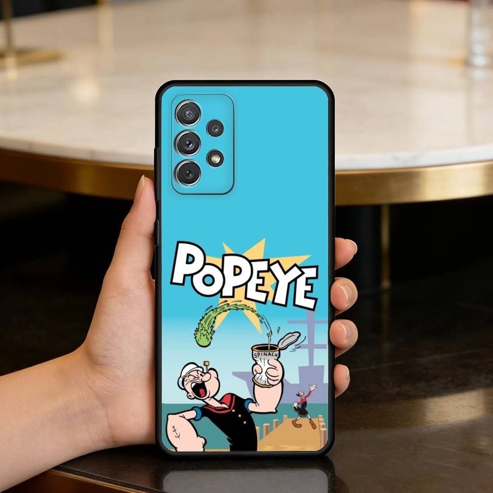 P-Popeye CARTOON Soft Silicone Black Cover Phone Case For Samsung Galaxy A73,A72,A71,A70,A53,A52,A51 Samsung a52
P-Popeye CARTOON Soft Silicone Black Cover Phone Case For Samsung Galaxy A73,A72,A71,A70,A53,A52,A51 Samsung a52