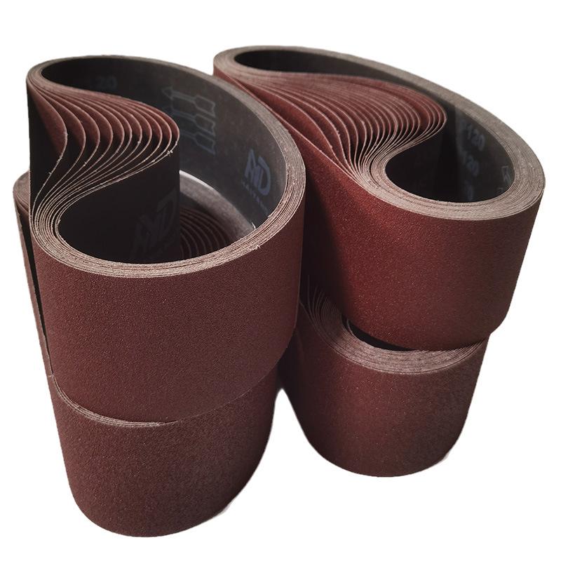 Большой портативный ленточный шлифовальный станок 610x100 с красным электрокорундовым песком и прочной тканью 180 grit
Большой портативный ленточный шлифовальный станок 610x100 с красным электрокорундовым песком и прочной тканью 180 grit