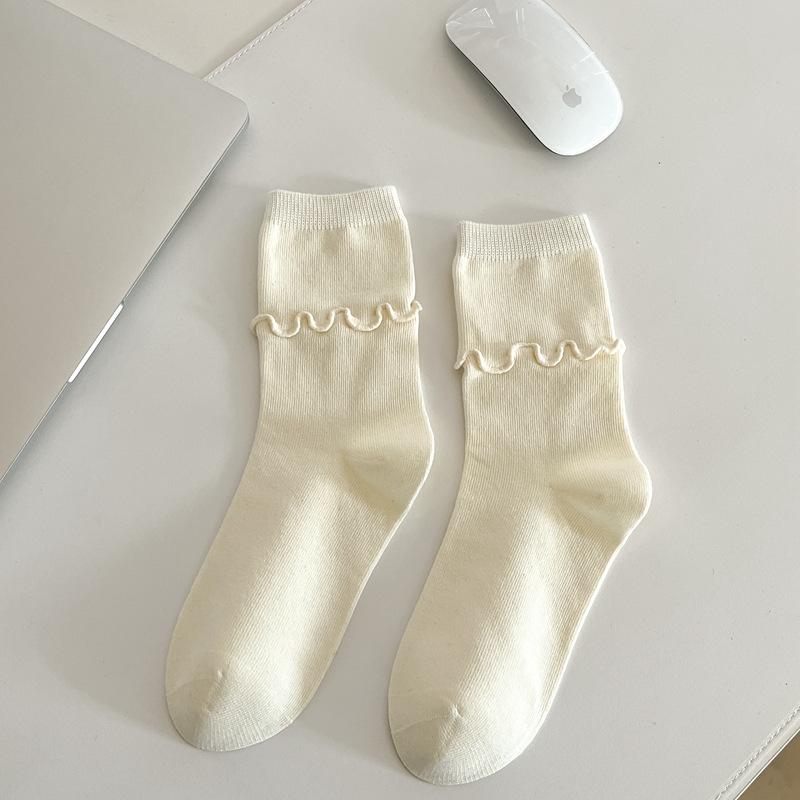 Autumn And Winter Lace Socks Children S Fungus Edge Color Matching Medium Tube Stacking Socks Fashionable Korean Retro Women S Socks One size белый
Autumn And Winter Lace Socks Children S Fungus Edge Color Matching Medium Tube Stacking Socks Fashionable Korean Retro Women S Socks One size белый