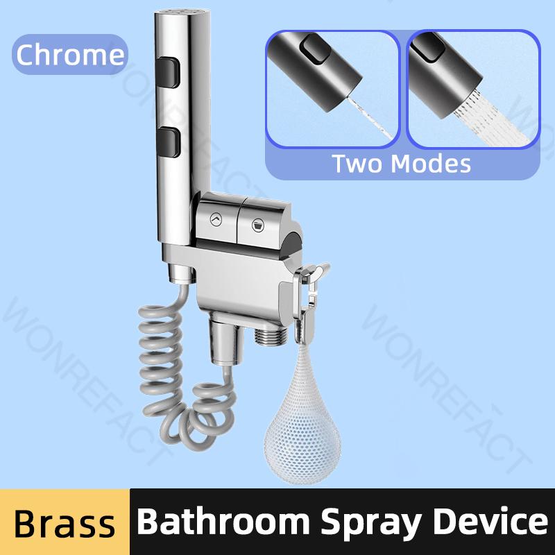 Brass Bidet Spray Set Hand Bidet Two Way Faucet Bathroom Faucet Toilet Hose Tap Quick Cleaning Toilet companion faucet diverter
Brass Bidet Spray Set Hand Bidet Two Way Faucet Bathroom Faucet Toilet Hose Tap Quick Cleaning Toilet companion faucet diverter