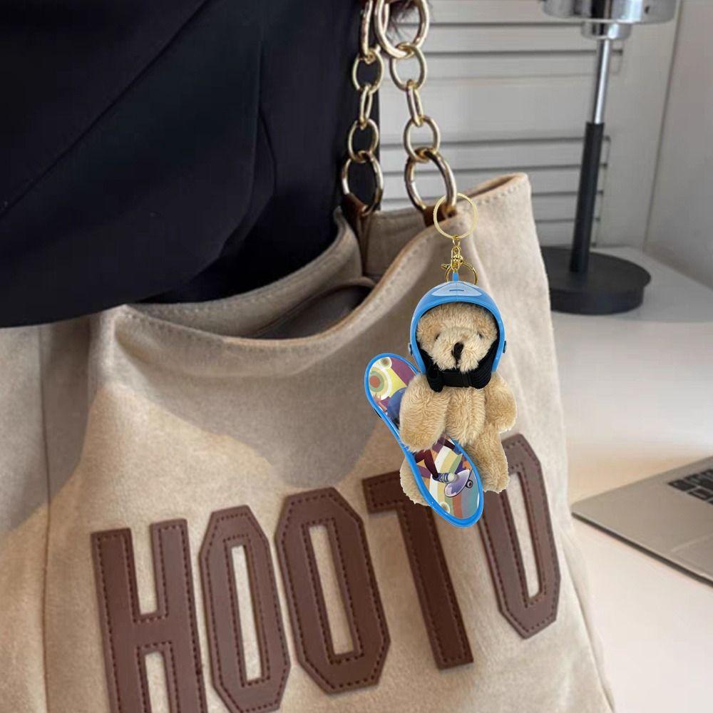 Bag Charm Little Skate Bear Plush Keychain Fluffy Skateboard Bear Keychain Kids Girls Toys червоний
Bag Charm Little Skate Bear Plush Keychain Fluffy Skateboard Bear Keychain Kids Girls Toys червоний