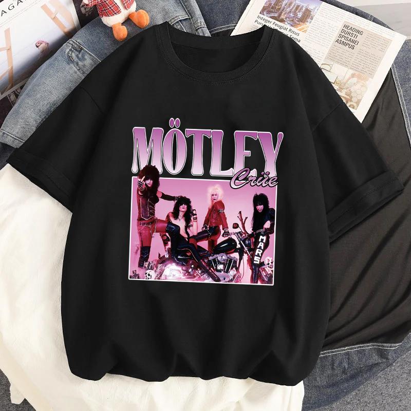 Motley Band Goth Clothes Crue Hard Rock Alphabet T-shirt Men Harajuku Streetwear Tops Summer Women Casual Short Sleeves Tshirt S
Motley Band Goth Clothes Crue Hard Rock Alphabet T-shirt Men Harajuku Streetwear Tops Summer Women Casual Short Sleeves Tshirt S