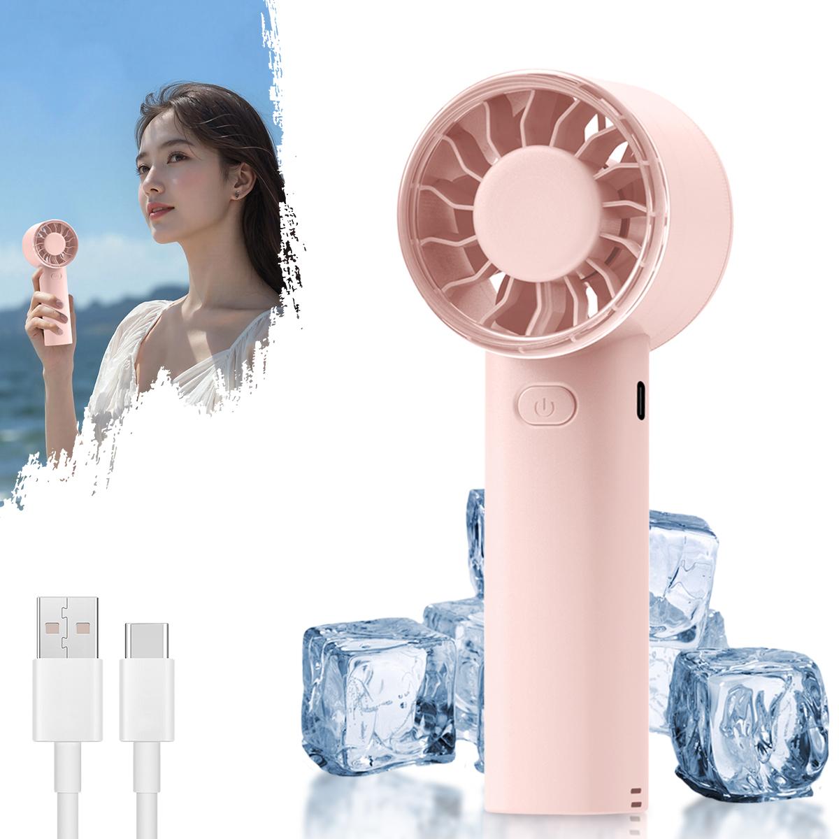 New Handheld Small Fan for Cooling, USB Charging, High Wind Power, Portable Fan for Summer Cooling, Must-have for Holidays рожевий
New Handheld Small Fan for Cooling, USB Charging, High Wind Power, Portable Fan for Summer Cooling, Must-have for Holidays рожевий