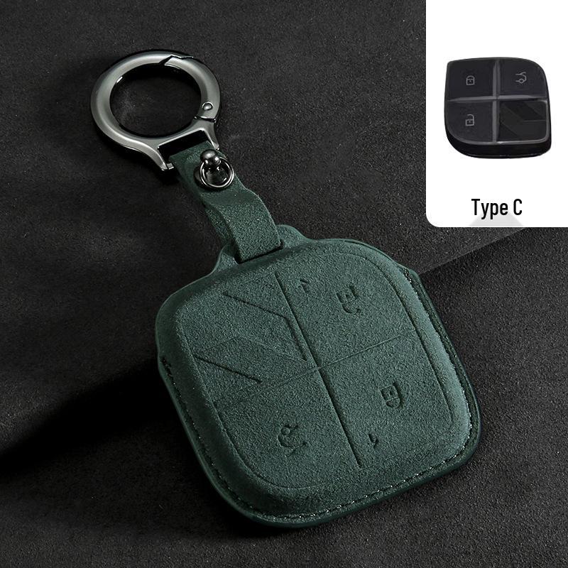 2026 Lynk & Co 900 Key Cover: Ultra Three-Color Suede with Simple Buckle - Unisex
2026 Lynk & Co 900 Key Cover: Ultra Three-Color Suede with Simple Buckle - Unisex