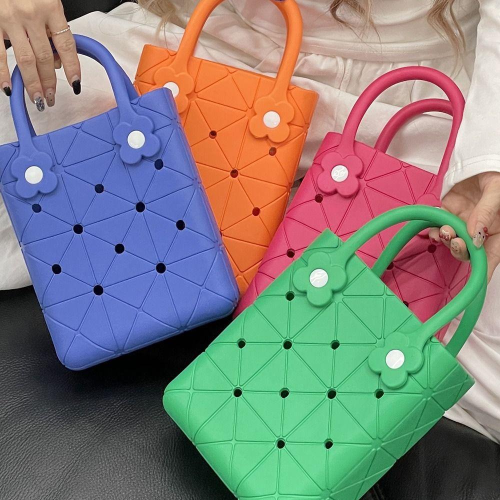 Waterproof EVA Handbags with Hole Leisure Rubber Tote Bag Cartoon Colorful Handbags Girls Gift білий
Waterproof EVA Handbags with Hole Leisure Rubber Tote Bag Cartoon Colorful Handbags Girls Gift білий