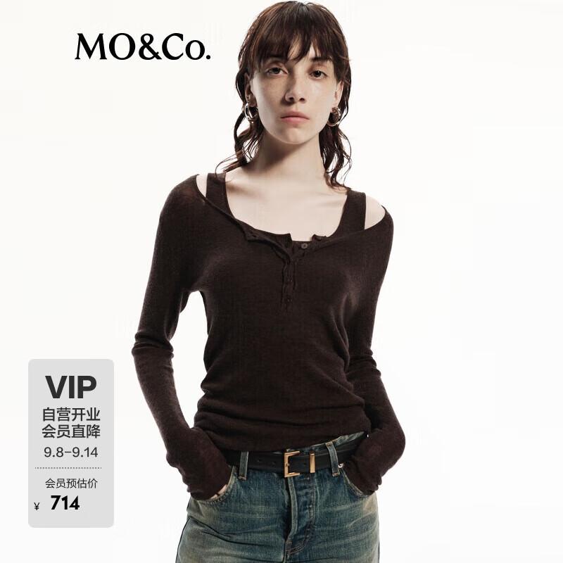 MO&Co. Merino Lambswool Striped Knit Sweater S (160)
MO&Co. Merino Lambswool Striped Knit Sweater S (160)